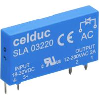 Celduc Halfgeleiderrelais SLD02205 4 A Schakelspanning (max.): 32 V/AC, 32 V/DC 1 stuk(s) - thumbnail