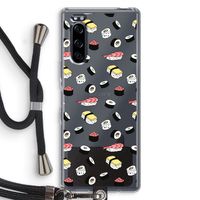 Sushi time: Sony Xperia 5 Transparant Hoesje met koord