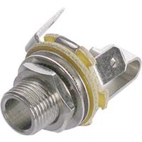 Rean AV NYS 229 Jackplug 6,35 mm Bus, inbouw verticaal Aantal polen: 2 Mono Zilver 1 stuk(s)