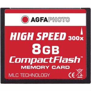 AgfaPhoto Compact Flash, 8GB flashgeheugen CompactFlash