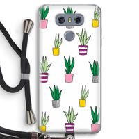Sanseveria: LG G6 Transparant Hoesje met koord