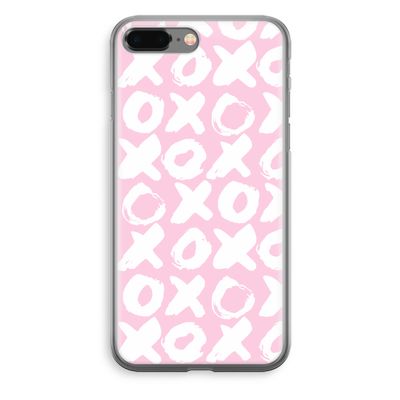 XOXO: iPhone 8 Plus Transparant Hoesje