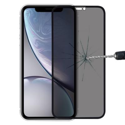 9u 6D Anti-Glare getemperd glas film voor iPhone XR