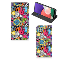 Samsung Galaxy A22 5G Hippe Standcase Punk Rock - thumbnail