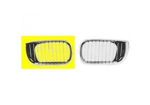 GRILL RECHTS vanaf 09/'01 (Chroom/Chroom/ZWART) 0649518