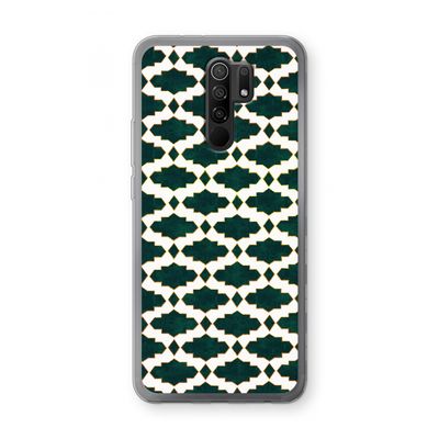 Moroccan tiles: Xiaomi Redmi 9 Transparant Hoesje