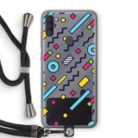 8-bit N°8: Samsung Galaxy A11 Transparant Hoesje met koord