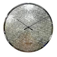 Karlsson discobal wandklok zilver - 40cm - thumbnail