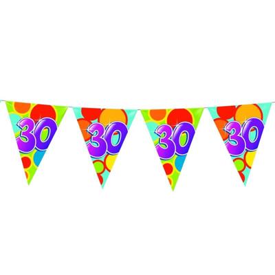 Haza Vlaggenlijn 10mtr cijfers 30 jaar pak/5