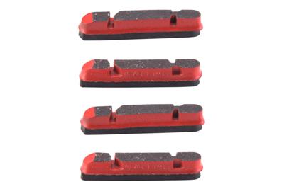 Massi BR-B0500X1 Carbon Remblokken 4 eenheden - Rood