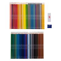 Bruynzeel • teken- en kleurset creatieve kunstenaars blik 60 stuks