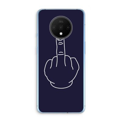 F**k U: OnePlus 7T Transparant Hoesje