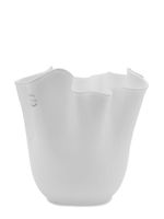 Venini "vase en verre Fazzoletto (13,5 cm)" - Blanc - thumbnail