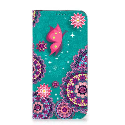 iPhone 16 Plus | Bookcase | Cirkels en Vlinders