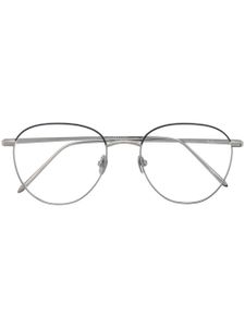 Linda Farrow lunettes de vue à monture ronde - Argent