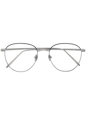 Linda Farrow lunettes de vue à monture ronde - Argent