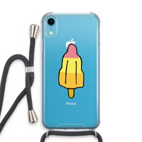 Raketijsje: iPhone XR Transparant Hoesje met koord Raketijsje: iPhone XR Transparant Hoesje met koord