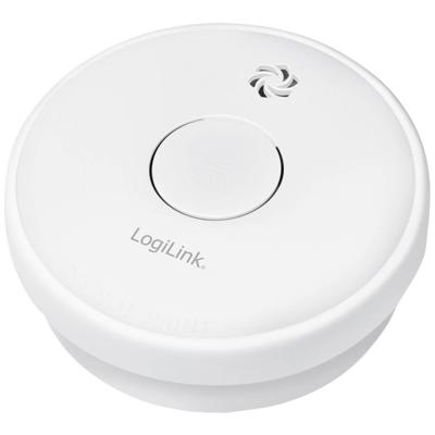 LogiLink Rauch- / Brandschutzmelder Rookmelder werkt op batterijen (Ø x h) 100 mm x 34.5 mm