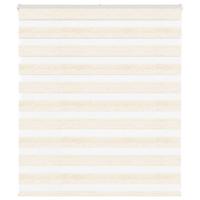 Zebra rolgordijn 125x100 cm stofbreedte 120,9 cm marmerbeige