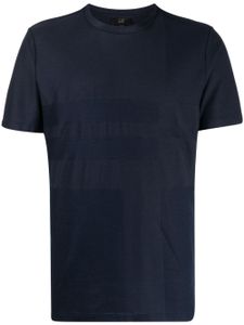 Dunhill t-shirt à motif en jacquard - Bleu