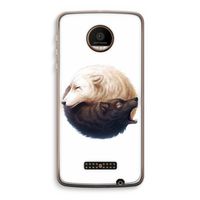 Yin Yang Wolves: Motorola Moto Z Force Transparant Hoesje
