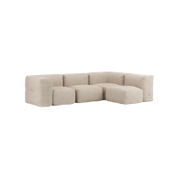 Soft Sofa Indoor - 4 Seater Corner Sofa - Beige - SACKit