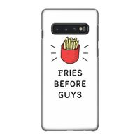 Fries before guys: Samsung Galaxy S10 4G Volledig Geprint Hoesje