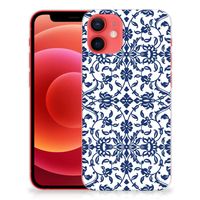 iPhone 12 Mini TPU Case Flower Blue - thumbnail