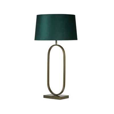 Searchlight TafellampModish brons met emerald kap - EU94102EM