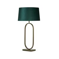 Searchlight TafellampModish brons met emerald kap - EU94102EM
