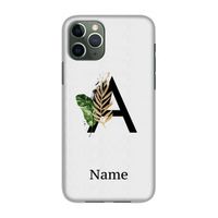 Charcoal Flora: Volledig geprint iPhone 11 Pro Hoesje