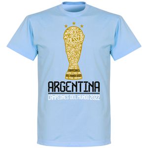 Argentinië WK 2022 Campeones T-Shirt