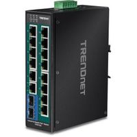 Trendnet TI-PG162 netwerk-switch Gigabit Ethernet (10/100/1000) Zwart