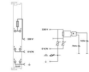 WAGO 750-609 PLC-klem 750-609 1 stuk(s)