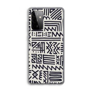 Marrakech print: Samsung Galaxy A72 Transparant Hoesje