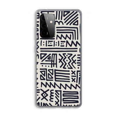 Marrakech print: Samsung Galaxy A72 Transparant Hoesje
