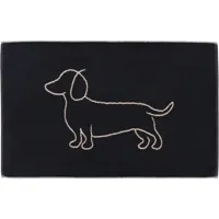Cawö Cawö We love Dogs 6248 Badmat 50x80 zwart/beige