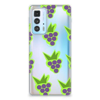 Motorola Edge 20 Pro | Siliconen Case | Druiven