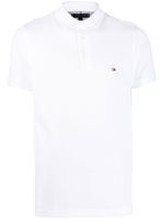 Tommy Hilfiger polo à logo brodé - Blanc - thumbnail