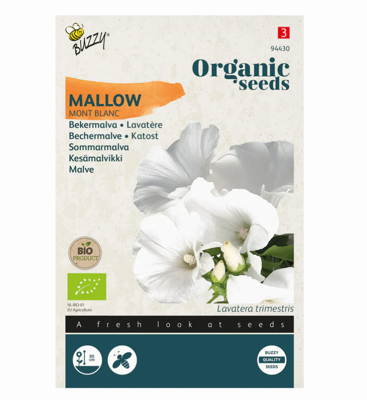 Zaden bekermalva mont blanc 1 gram - Tuinplus