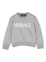 Versace Kids sweat à motif Medusa Head - Gris