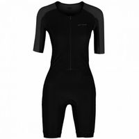 Orca Athlex Aero race trisuit korte mouw zwart/zilver dames S