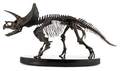 Jurassic World ECC Elite Creature Line Statue 1/12 Triceratops Fossil Skeleton Bronze 33 cm
