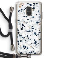 Terrazzo N°1: Samsung Galaxy A8 (2018) Transparant Hoesje met koord