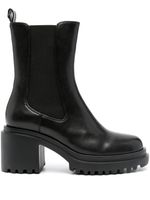 TWINSET bottines en cuir 85 mm - Noir - thumbnail