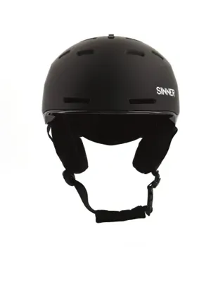 Sinner Kaiser Ski / Snowboard Helm (mat Zwart) Mat Zwart L (59-62 Cm)