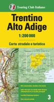 Fietskaart - Wegenkaart - landkaart 3 Trentino / Alto Adige | Touring Club Italiano