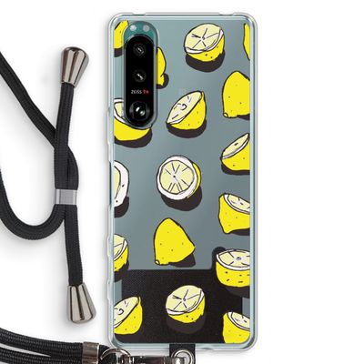 When Life Gives You Lemons...: Sony Xperia 5 III Transparant Hoesje met koord