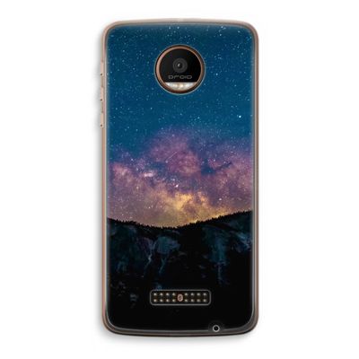 Travel to space: Motorola Moto Z Force Transparant Hoesje