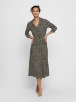 JDY jurk JDYSTAAR met all over print zwart/zand - thumbnail